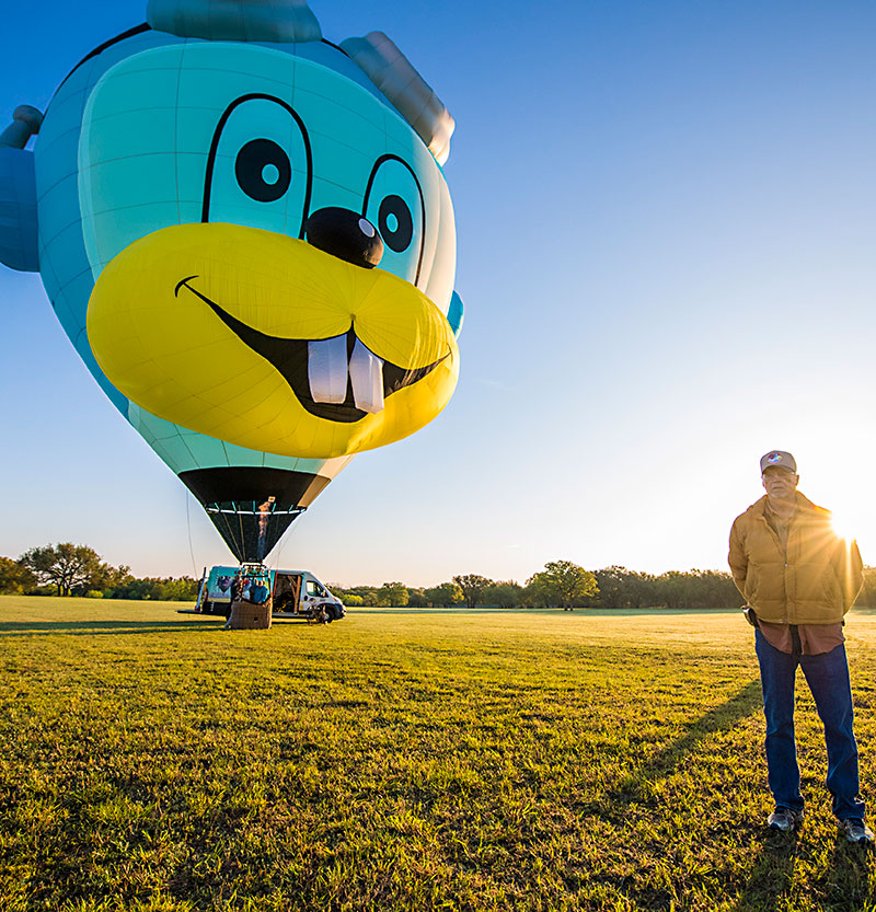 Snapshot Balloons Over Horseshoe Bay Resort Annual hot air balloon