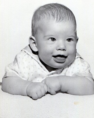 Five-month-old Gary Poulter