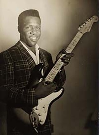 Henry Blues Boy Hubbard in the Fifties. Playing six nights and sometimes 10 gigs a week for more than 20 years, Hubbard may be the hardest working man in Austin show business.<br>
(courtesy of Blues Boy Hubbard)