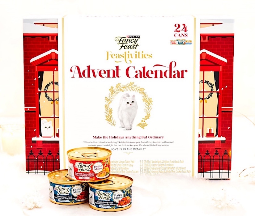 The Fancy Feast Cat Advent Calendar Returns: Something something sandy