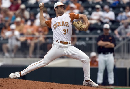 Texas Baseball on X: He was sweet once again. 😇 The final line for  @peterhansen33: 6️⃣ IP, 5️⃣ H, 1️⃣ R, 1️⃣ BB, 5️⃣ K #HookEm   / X