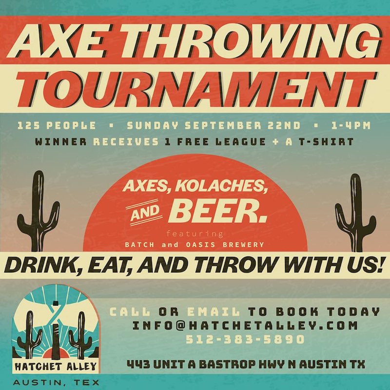 Axe Throwing Tournament Community Calendar The Austin Chronicle