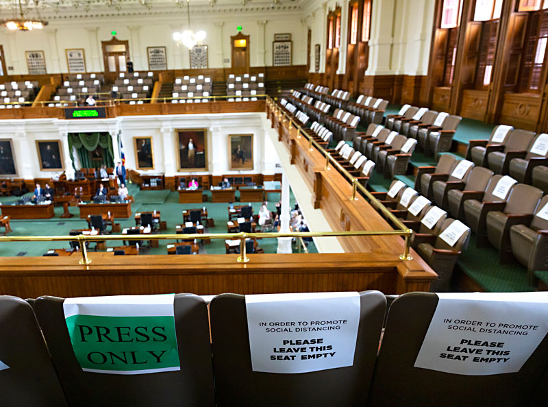 empty senate chamber