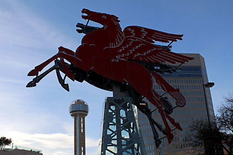 red flying horse logo