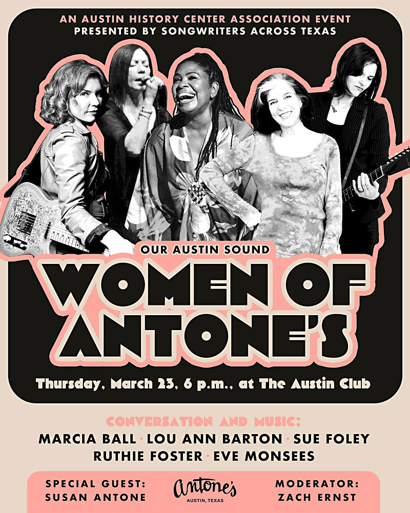 Crucial Concerts for the Coming Week Women of Antone's, underground