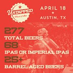Untapped Festival Austin Untaps Beer List