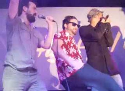 RZA, Tim League, Elijah Wood, and some wacky Spaniards karaoke madness
