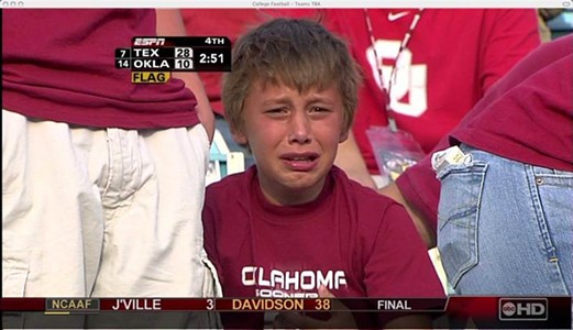 The Crying Boy (and Bob) of OU