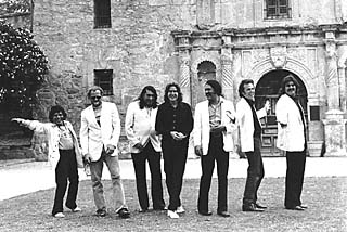 Alamo Molino, 1978 (l-r): Richard Elizondo,  Ike Ritter, Rocky Morales, Joe King Carrasco,  Arturo Sauce Gonzales, Speedy Sparks, Charlie MacBurney