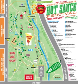 Hot Sauce Festival Map
<p>(<a href=/media/content/1073739/hotsaucemap.pdf target=blank><b>Download a PDF</b></a>)</p>