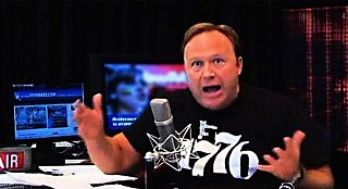 Broadcaster and conspiracy theorist Alex Jones in a May 2010 video titled Racist Film 'Machete' Produced With Taxpayer Funds!