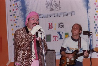 Randy Biscuit Turner and Tim Kerr at the Big Boys' second show ever, and first at Raul's, Nov. 27, 1979