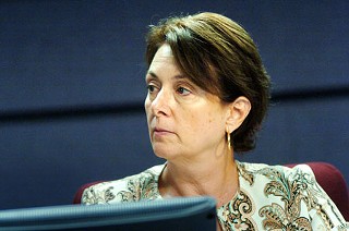 AISD board trustee Annette LoVoi said “no” on each of three votes to axe teachers and staff.