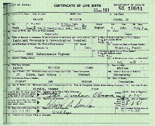 President Obama's certificate of life birth. Why are we still arguing about this (other than because it benefits some people's political aspirations?)