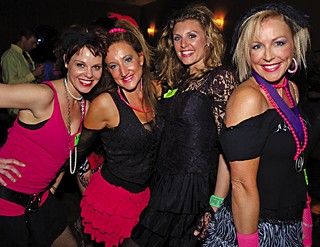 A gaggle of Madonnas from a past New Wave Ball benefiting the Austin Children's Shelter.