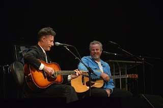 Lyle Lovett & Robert Earl Keen (r) at the Moody Theater 3.4.12