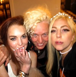 Gaga and LiLo are totally hammered