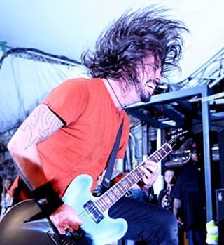 Dave Grohl leading the Foo Fighters at Stubb's, SXSW 2011