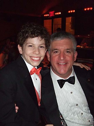 Tony night! David with fellow cast member and Best Supporting Actor nominee Gregory Jbarr, who won the award