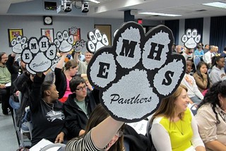 Panther Pride: Eastside Memorial advocates win the night as AISD trustees vote 5-4 to terminate their contract with IDEA Public Schools