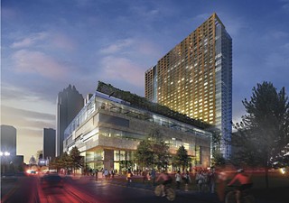 A rendering of the JW Marriott Hotel