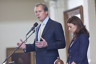 Lt. Gov. David Dewhurst opens the second special session with a political target on his back.