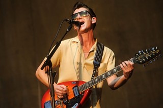 I bet you look good on the dance floor if I could see you through these glasses: chief Monkey Alex Turner