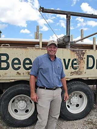 Jim Blair of Bee Cave Drilling, circa July 2011