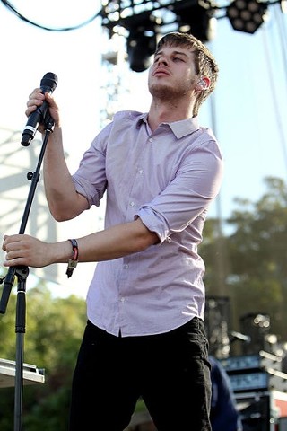 Mark Foster mining the crowd at ACL Fest 2011.