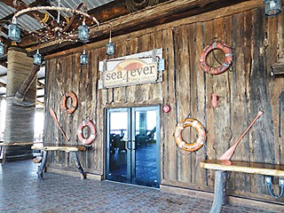 Schlitterbahn SPI's Sea4Ever restaurant is rigged to the hilt with salvaged ship parts and reclaimed Bastrop timber.