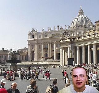 Robert Pruett visiting the Vatican