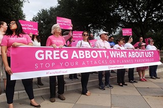 Planned Parenthood Demonstration at the Texas State Capitol on November 5, 2015