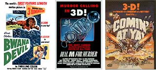 While many think of 1950s 3-D as cheap horror and action fare, the truth is that alongside House of Wax and It Came From Outer Space, classics like Hitchcock's Dial M for Murder and John Wayne's Hondo were also shot and shown in 3-D.