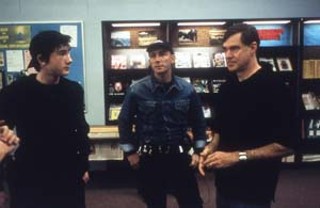 (l-r): Alex Frost, producer Danny Wolf, and director Gus Van Sant