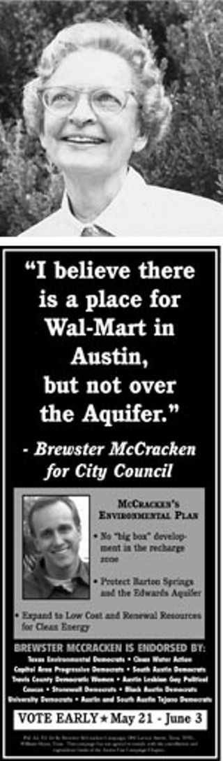 Wal-Mart, no, but Lowe's is a go -- Brewster's support of the settlement has drawn ire not only from Shudde Fath (top), who wasn't backin' McCracken back in May but from his own supporters (like Brigid Shea) in the spring council race.