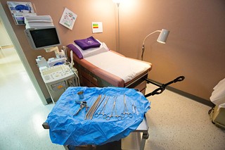 A patient room at Whole Woman's Health clinic in Austin. WWH serves as one of the plaintiffs suing the state over its ban on D&E abortion.
