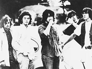 The 13th Floor Elevators, 1966 (l-r): Tommy Hall, Roky Erickson,  Stacy Sutherland, John Ike Walton, and Ronnie Leatherman
