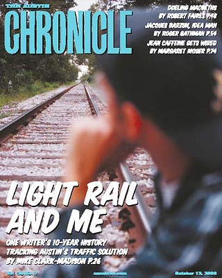 Mike Clark-Madison's left-side profile graced the Chronicle cover in October of 2000.