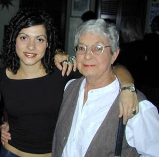 Carrie Rodriguez (l) and her grandmother, Frances Nail