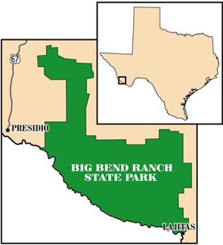 A proposal to sell off the northern arm of Big Bend Ranch 
State Park went down in flames after an overwhelmingly 
negative public outcry.<br> Click <a href=BigBendRanch.jpg 
target=blank><b>here</b></a> for a larger image