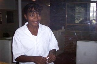 Frances Newton at Gatesville Prison, August 2005