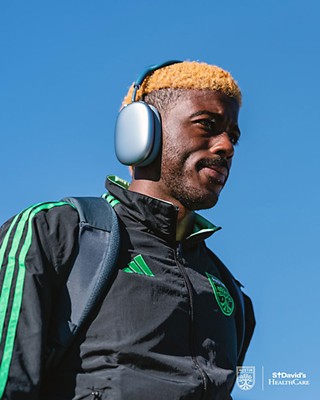 Veteran striker Gyasi Zardes arrives for training ahead of his first season with Austin FC