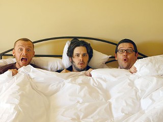 Simon Pegg, Edgar Wright, and Nick Frost