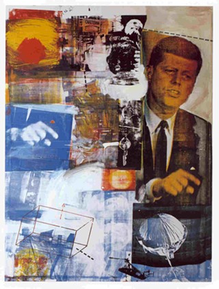 Rauschenberg as captured by documentarist and portrait photographer Timothy Greenfield-Sanders