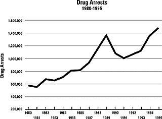 Drug Arrests 1980-95