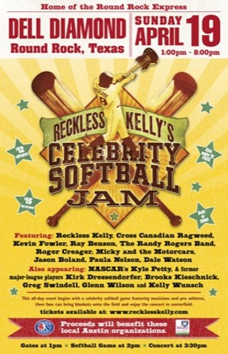 Reckless Kelly's Celebrity Softball Jam