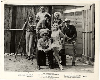 Cast and crew of John Huston's 