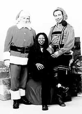 How Whoopi Saved Christmas: Funny lady Whoopi Goldberg stars in TNT's <i>Call Me Claus</i> with Nigel Hawthorne (l) and Taylor Negron (r).
