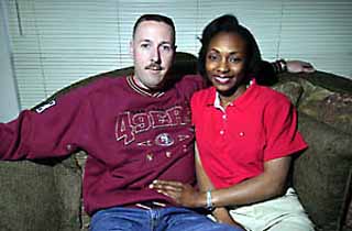 Tim Enlow with his girlfriend, Tonya Jefferson