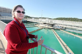 The Austin Water Utility’s Jane Burazer, at Ullrich Water Treatment Plant